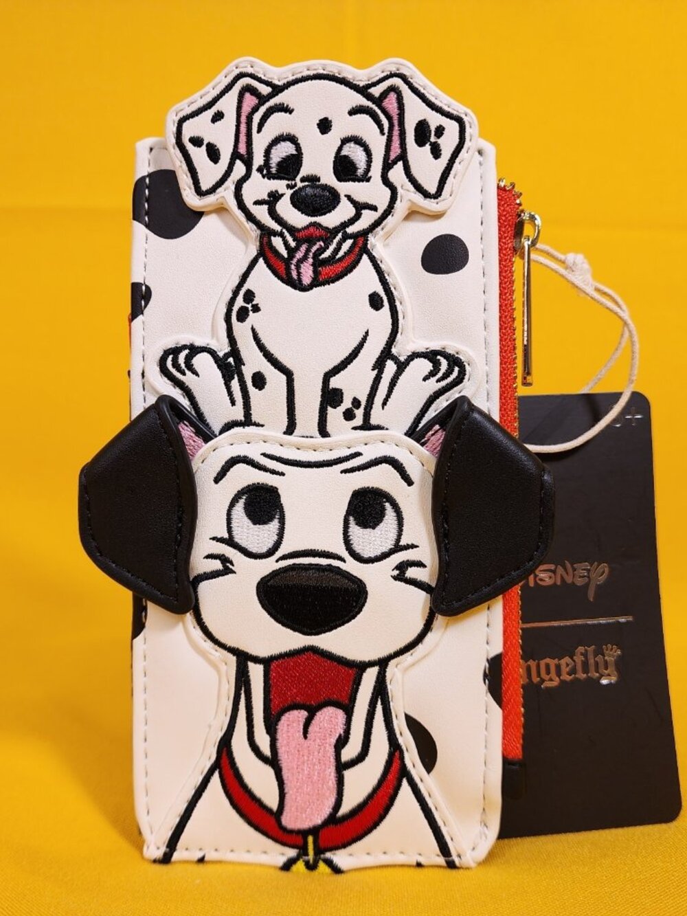 Loungefly Disney 101 Dalmatians Exclusive Pongo & Freckles Card Holder NEW